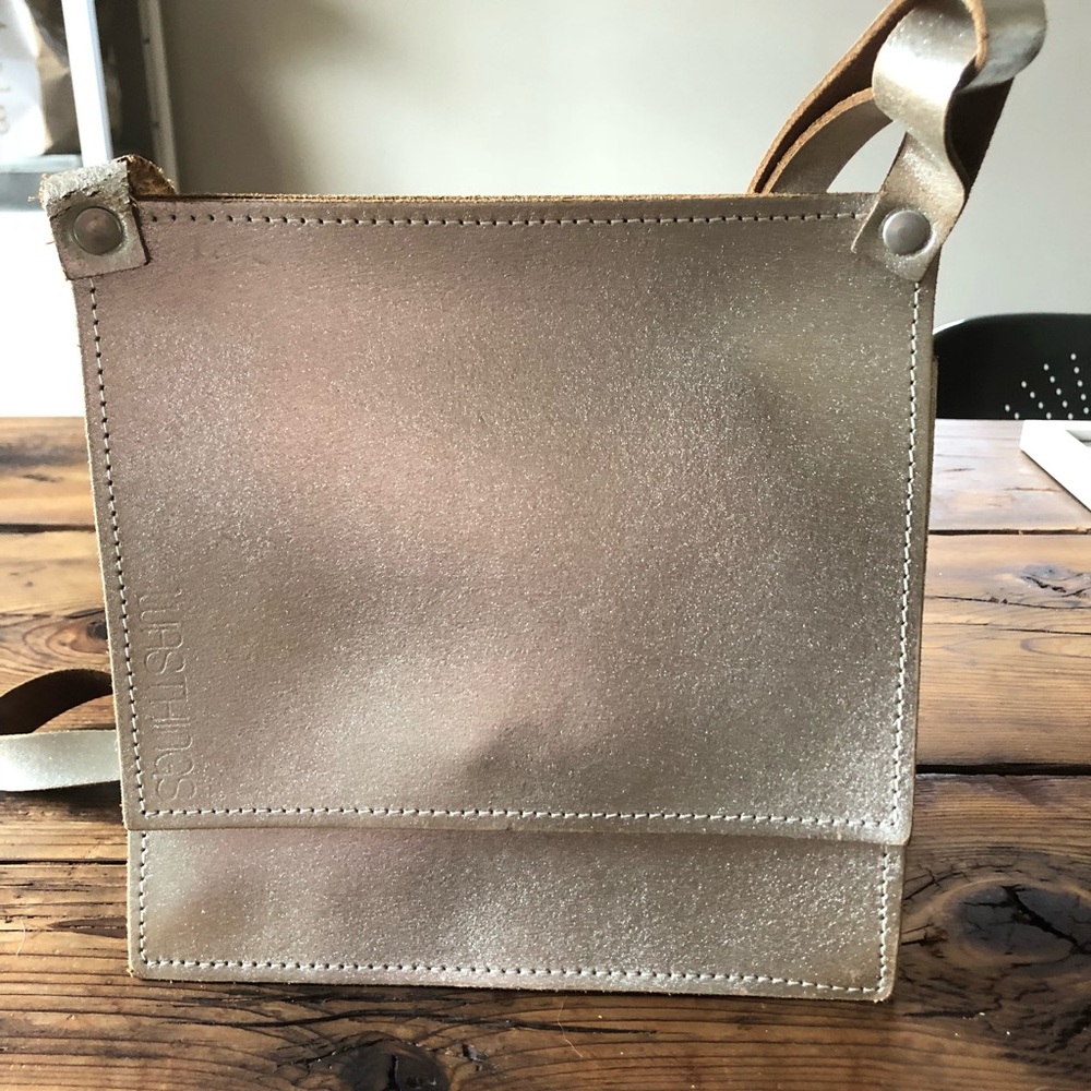 Wasthings Amsterdam Handmade Silver Leather Purse